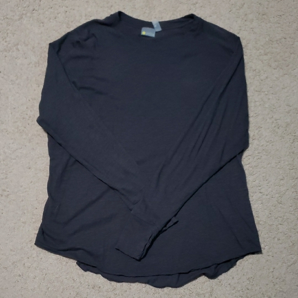 Zella Charcoal Long Sleeve Top